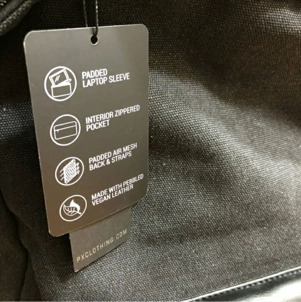 PX CLOTHING Landen Canvas BackpackNWT! The adventuring backpack.